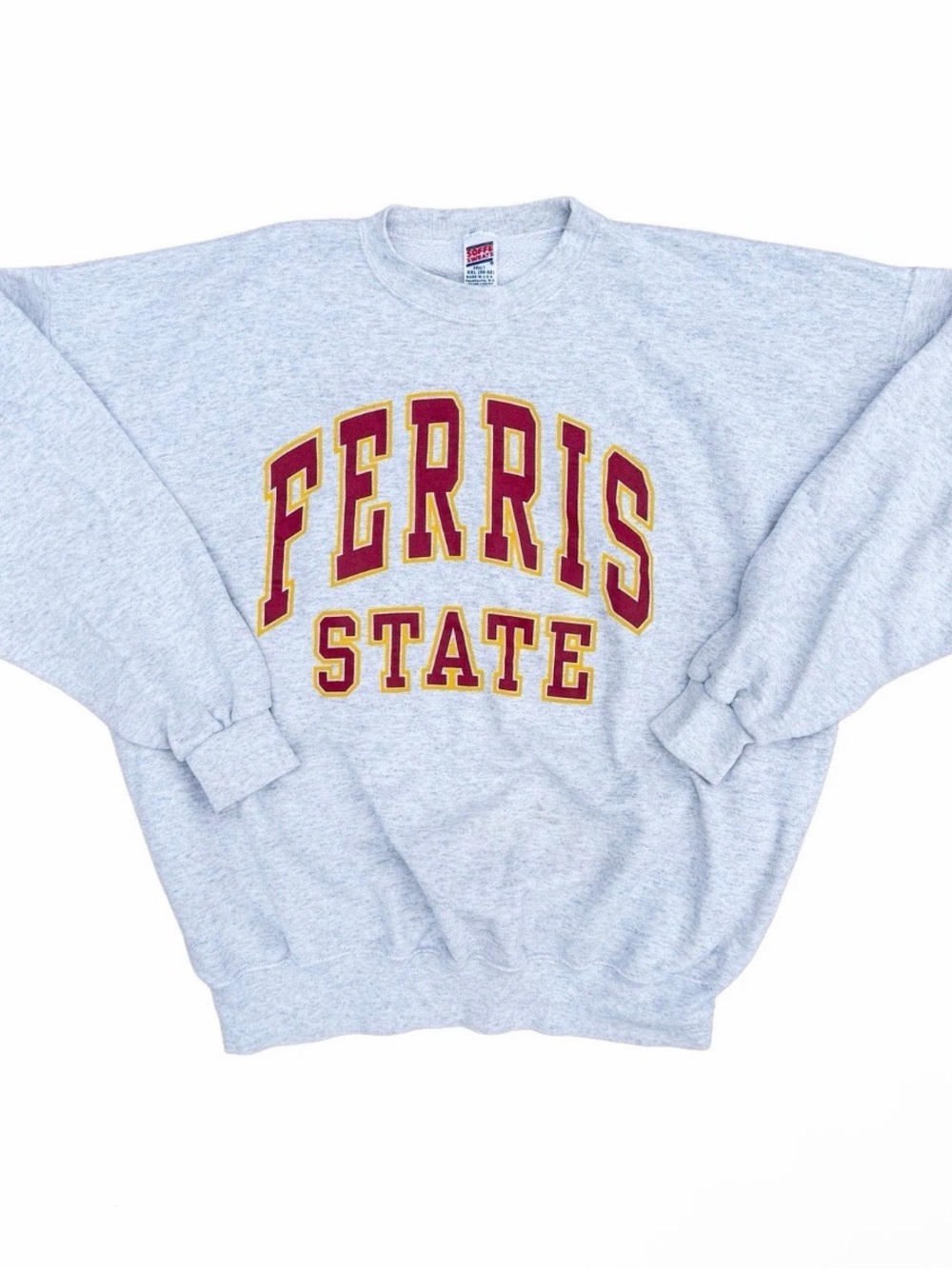 Vintage 90s Ferris State Bulldogs Soffe Sweats Crewneck Sweatshirt XXL USA